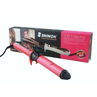 เครื่องม้วนผมอัตโนมัติ เครื่องหนีบผมตรง 2in1 SH-8016