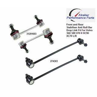 Front and Rear Stabiliser Anti Roll Bar Drop Link Fit For Volvo S60 S80 V70 II XC90 XC70 L/R 274303 31201603