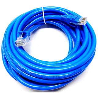 สาย LAN CAT6 Indoor (ภายใน) สีฟ้า ความยาว 5 เมตร