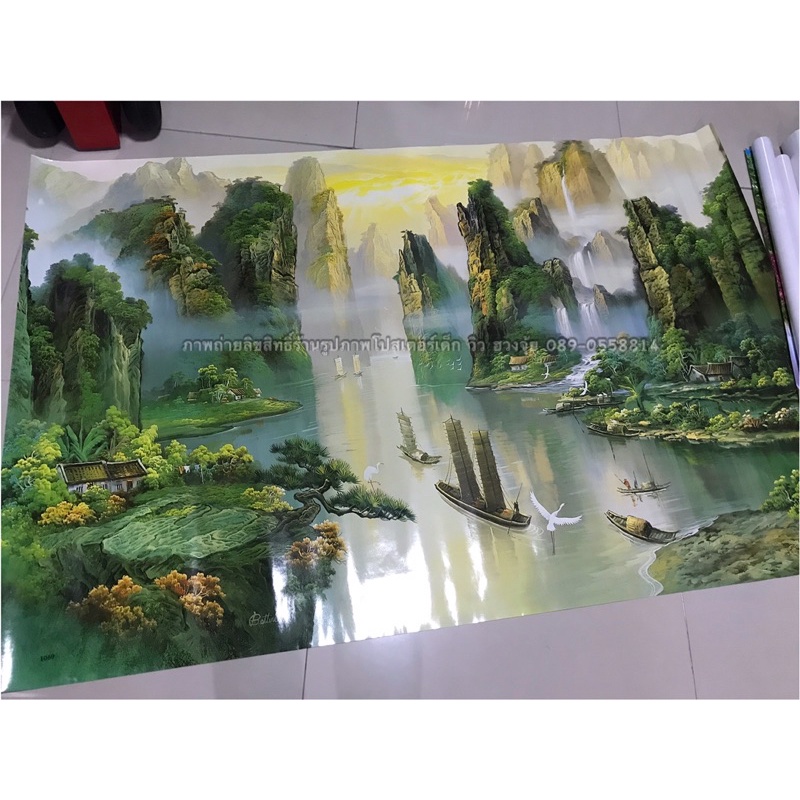 ไม่ใช่สติ๊กเกอร์(มีหลายแบบค่ะ)รูปภาพซากุระ รูปวิว ภูเขา ทิวลิป อื่นๆ รูปภาพโปสเตอร์ติดผนัง - รูปที่ 4