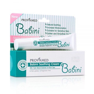 **หมดอายุ 20/007/2023 **Provamed Babini Soothing Cream 15g