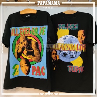 [ 2PAC Dr.DRE ] ALL EYES ON ME CALIFONIA LOVE เสื้อวง เสื้อทัวร์ เสื้อแรปเปอร์ rapper papamama vintage shirt