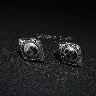 ส่งฟรี ต่างหูนะโม ต่่างหูเงินแท้ ต่างหูเงินแท้นะโม ส่งตรงจากนครศรีธรรมราช
