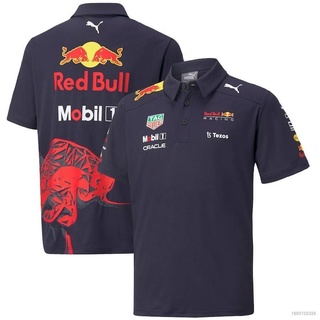 เสื้อยืดแขนสั้นลําลอง คอปกโปโล ลาย NP2 F1 Red Bull Racing 2022 พลัสไซซ์ สําหรับผู้ชาย และผู้หญิง PN2