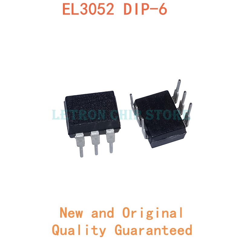 Pcs dip6 10 el3052 3052 dip-6 dip optocoupler novo e ชิปเซ็ต ic pxb6