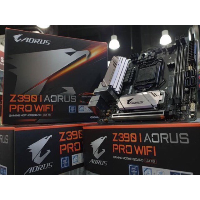 (1151V2) GIGABYTE Z390I AORUS PRO WIFI มือ 1 (ออกใบกับกำภาษีได้)