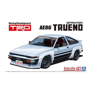 Aoshima 1/24 TRD Toyota AE86 Sprinter Trueno N2 1985