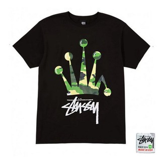 เสื้อยืดแฟชั่น ผ้าฝ้ายพิมพ์ลาย สีดำ /size M