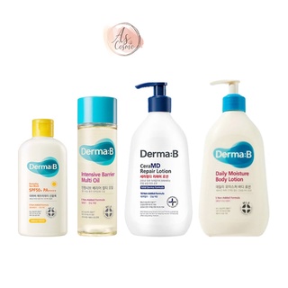 (🌼แท้ / พร้อมส่ง🌼) Derma:B Daily Moisture Body Lotion 400ml,500 ml./ Sun Block 200ml./CeraMD repair lotion 400ml.