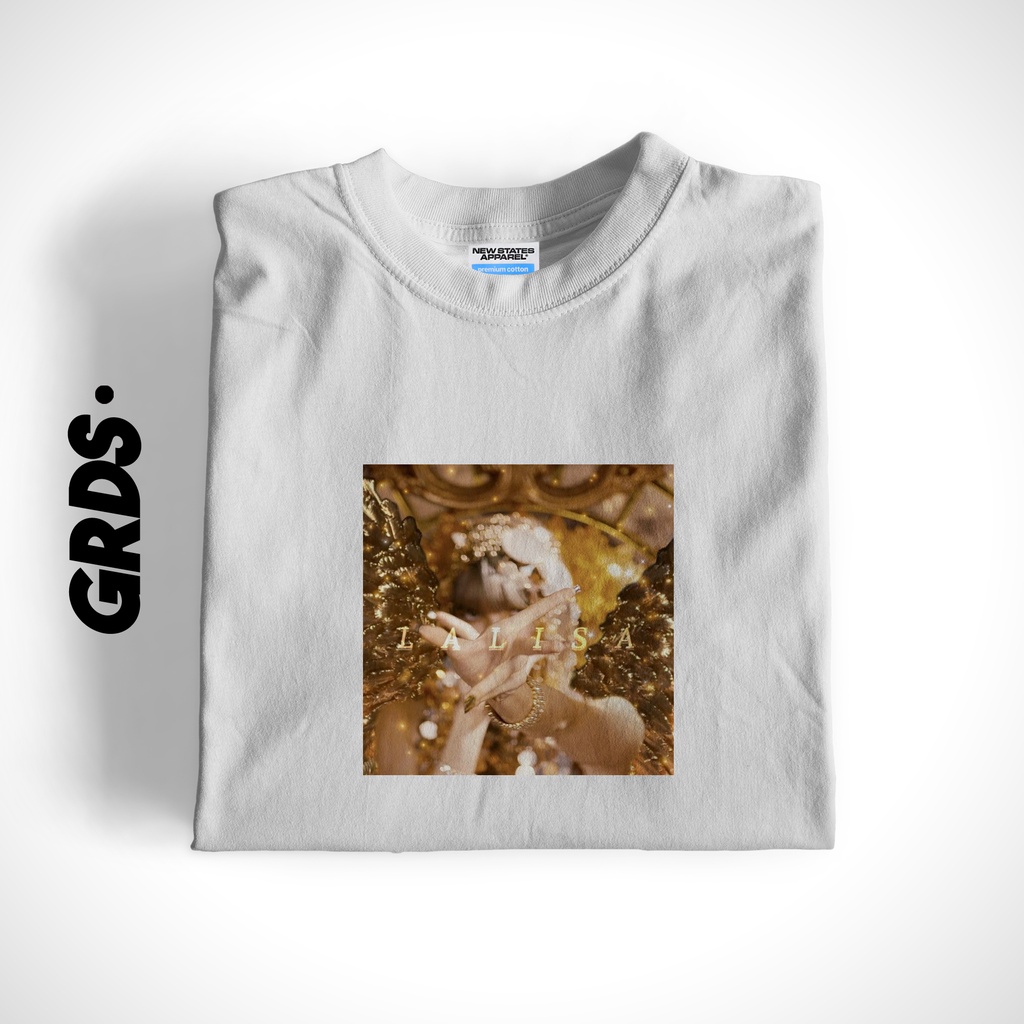 เสื้อยืด LISA LA LISA / เสื้อยืด LISA BLACKPINK ฟรีสติ๊กเกอร์