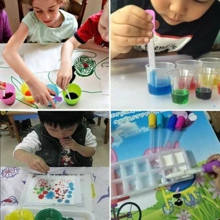 ดรอปเปอร์​ หลอดหยดสี หลอดหยดสำหรับเด็ก 5 ml. dropper sensory play ของเล่นเสริมพัฒนาการเด็ก พร้อมส่ง