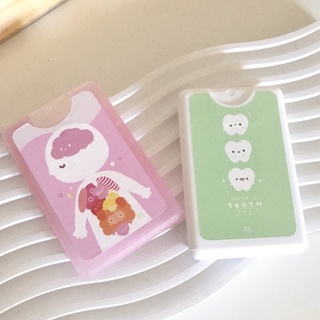 MINIFAAH - Alcohol Spray Card แอลกอฮอล์สเปรย์การ์ดพกพาลายน่ารัก กลิ่นหอม ขนาดบรรจุ 20ml