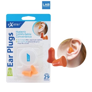 Exeter Soft Foam Ear Plugs 1 pcs. - เอ็กซ์เตอร์ ที่อุดหู 1 ชิ้น(คู่) คละสี