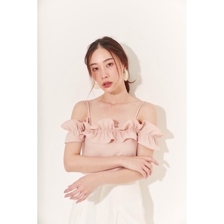 Le qua - Daisy ruffle top แค่ซักไม่เคยใส่ราคาเต็ม1,890บาท