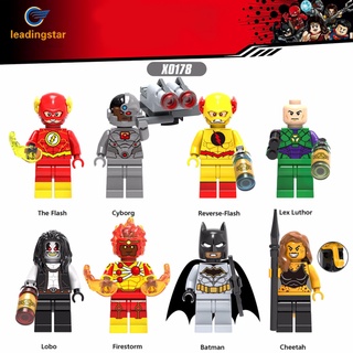 Leadingstar ของเล่นบล็อกตัวต่อเลโก้ XINH X0178 Marvel Hero The Flash Cyborg Lobo ขนาดเล็ก