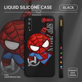 เคสโทรศัพท์มือถือแบบนิ่ม TPU ลายการ์ตูนสไปเดอร์แมน สําหรับ Huawei Y6 Y7 Pro Y9 2019 Y6P Y7P Y8P Y6S Y9S Y7A