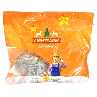 LIGHTFARM ไฟกระพริบ สายใส สีวอมไวท์ 5เมตร