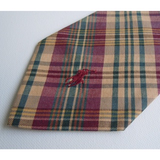 เนคไทแบรนด์เนมมือสอง Polo Ralph Lauren Men’s Necktie Made in USA