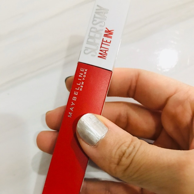 Lip meybelline matte super stay ลิปจูบไม่หลุด เมย์เบลลีน เบอร์ 220