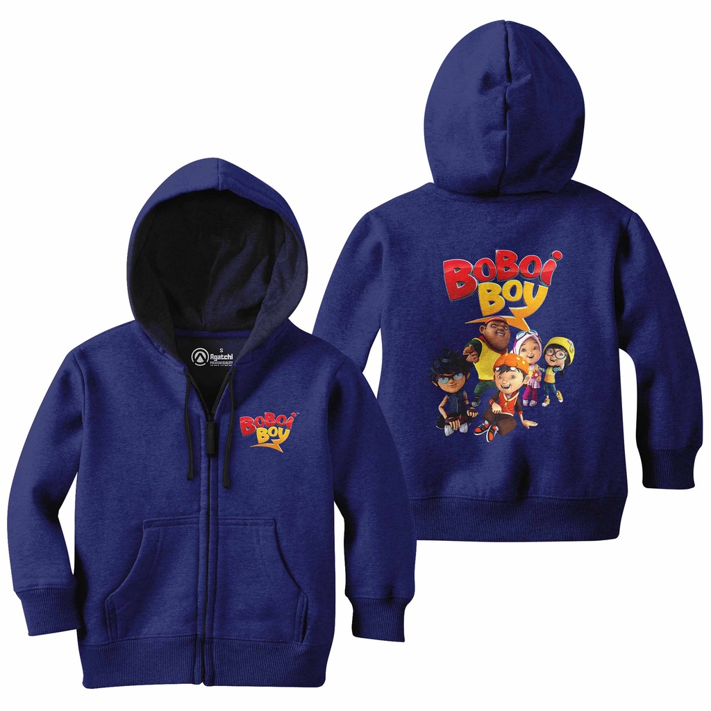 BoboiBoy And Friend Kids Zipper Hoodie Sweater