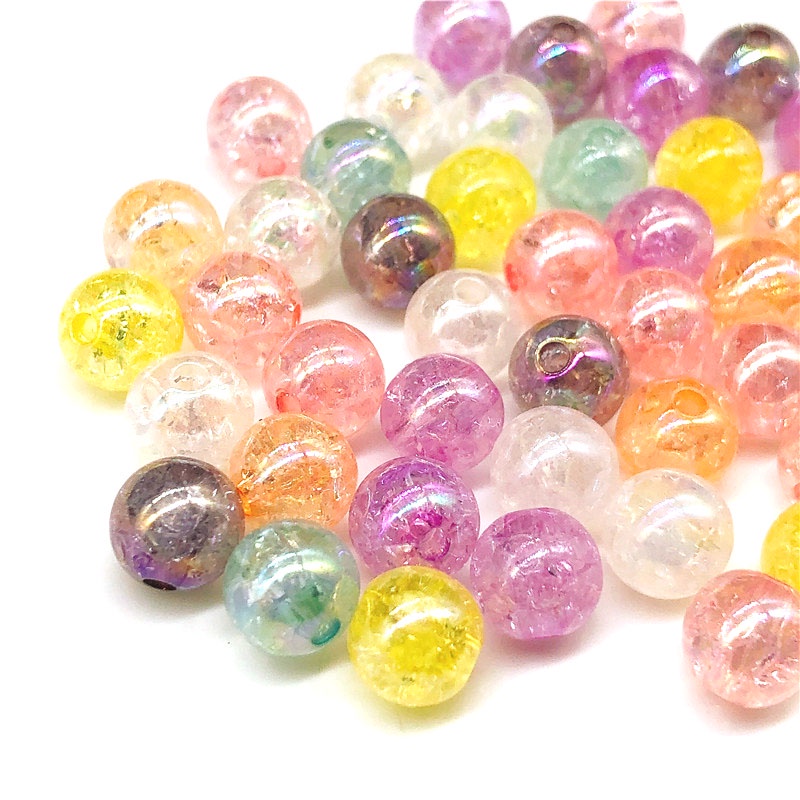 ลูกปัดอะคริลิคสีแคนดี้ 8มม./10มม. สําหรับทําเครื่องประดับ - รูปที่ 2