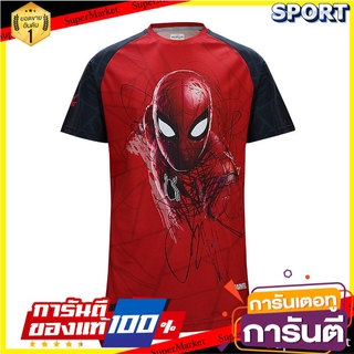 ว๊าว🍟 เสื้อคอกลม MARVELS Spider-Man รหัส 12T305 ชุดกีฬา ออกกำลังกาย สุขภาพแข็งแรง