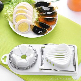 Egg Slicer Cutter เครื่องตัดไข่ต้ม ที่ตัดแบ่งไข่ต้ม ที่หั่นไข่ต้ม พิมพ์ตัดไข่ต้ม เครื่องผ่าไข่ ตัดได้ 2 แบบ ในเครื่องเด