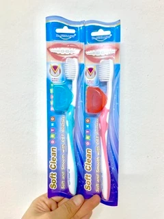 แปรงสีฟัน แปรงจัดฟัน Dr. Phillips ซอฟท์ คลีน Soft clean สำหรับจัดฟัน