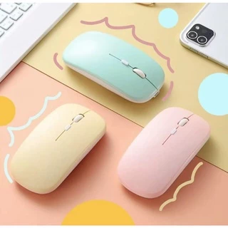 เมาส์บลูทูธไร้สาย USB เมาส์แบบชาร์จไฟได้ เมาส์ทำงาน เหมาะสำหรับ ipad แลปทอป