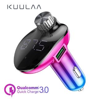 Kuulaa เครื่องเล่น Mp 3 วิทยุบลูทูธติดรถยนต์ Qc 3 . 0