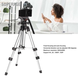 Superage กล้องเว็บแคม Hd 4K 1080P Usb2.0 ปรับได้ 360 องศา ขนาดเล็ก สําหรับประชุมออนไลน์