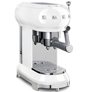 [0% 10 เดือน] เครื่องชงกาแฟ (Smeg) 50’Retro Style Aesthetic รุ่น ECF01WHEU สีขาว