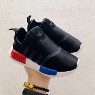 13original AD- NMD360 ยืดหยุ่นและสะดวกสบาย ด้วยการกระแทกเท้าเดียว และรองเท้าเด็ก