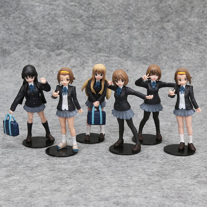 โมเดล โมเดลนารูโตะAnime 6pcs/set Kon! Figure Akiyamn Mio Yui Hirasawa ...