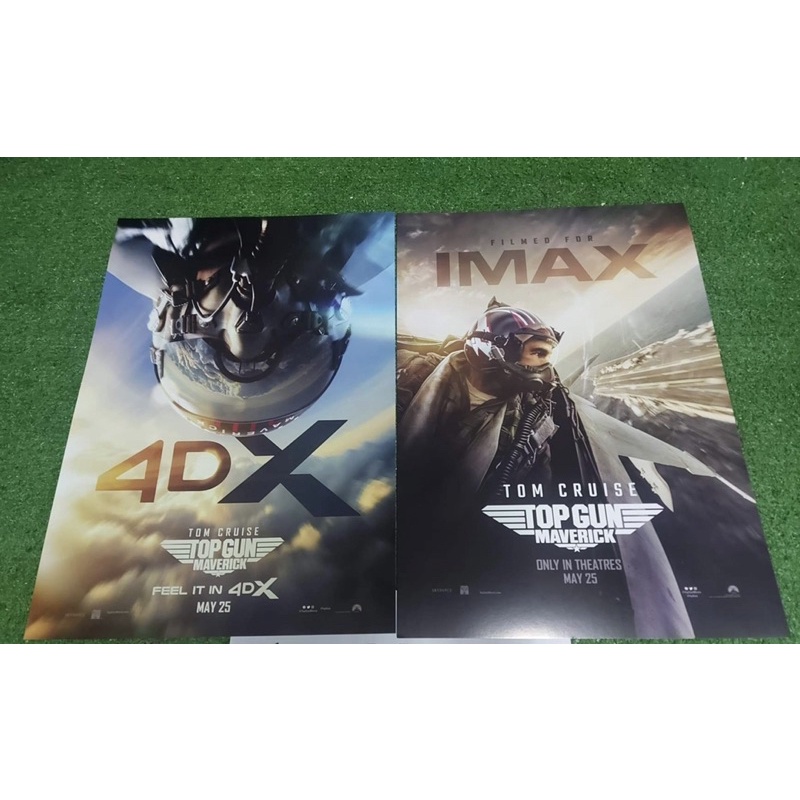 (ทักลด50%) โครตสวย!โปสเตอร์imax 4dx top gun maverick topgun ท็อปกัน มาเวอริค major