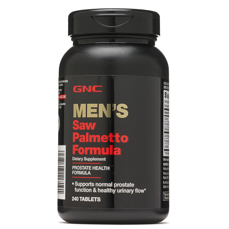 USA GNC Men's Saw Palmetto Formula 240 Tablets Prostate Health สหรัฐ ชาย สุขภาพต่อมลูกหมาก รักษาอนาม