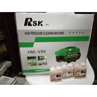 RSK HM-V99 เครื่องฉีดนํ้าแรงดันสูง 💥💥💥 👍👍แถมฟรี👍👍 น้ำยาทำความสะอาดกระจกศูตรเข้มข้น SONAX 3 ขวด💥💥💥