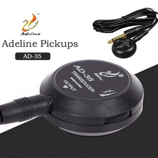 Adeline AD-35 เครื่องขยายเสียง Piezo ขนาดเล็ก สําหรับกีตาร์อะคูสติก อูคูเลเล่ ไวโอลิน แบนโจ