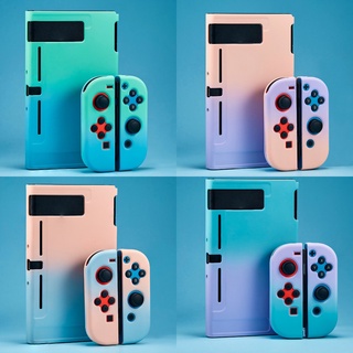 【7·7】Nintendo Switch เคสป้องกันสเปรย์น้ํามัน ไล่โทนสี เป็นมิตรกับผิวหนัง