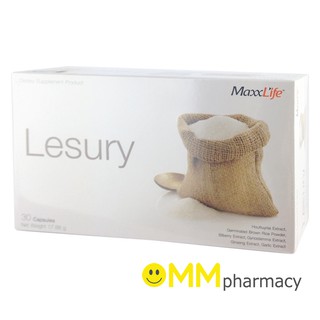 MaxxLife Lesury ป้องกันเบาหวาน ลดระดับน้ำตาลในเลือด 30 เเคปซูล