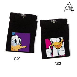 เสื้อยืดสีขาว[S-5XL]ผ้าฝ้าย 100% Origin เสื้อยืดคู่ลายการ์ตูน Secret Of CartoonS-4XL