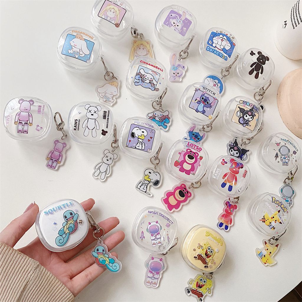 Baseus WM01 กรณีป้องกันการ์ตูน Spongebob น่ารัก Elegant Tulip ดอกไม้ดอกไม้พิมพ์ 3D ผีเสื้อตกแต่ง Sof