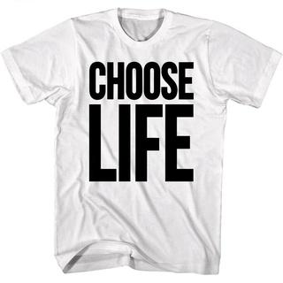 เสื้อยืด พิมพ์ลาย Wham George Michael Choose Life สีขาว สําหรับผู้ชาย