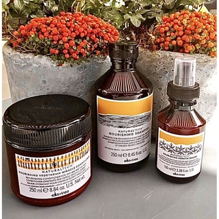 DAVINES NOURISHING 250ML. แชมพู+ครีมนวดผม บำรุง ฟื้นฟูหนังศีรษะและเส้นผม ที่แห้ง เสีย ขาดความชุ่มชื่น