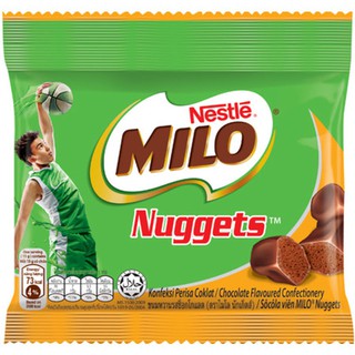 MILO NUGGETS ไมโล นักเกตส์ ขนาด 15กรัม ยกแพ็ค 10ซอง