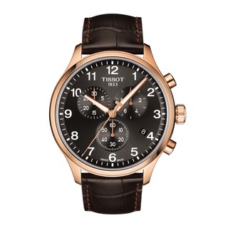 Tissot Chrono XL ทิสโซต์ โครโน เอ็กซ์ แอล สีดำ น้ำตาล T1166173605701 นาฬิกาผู้ชาย