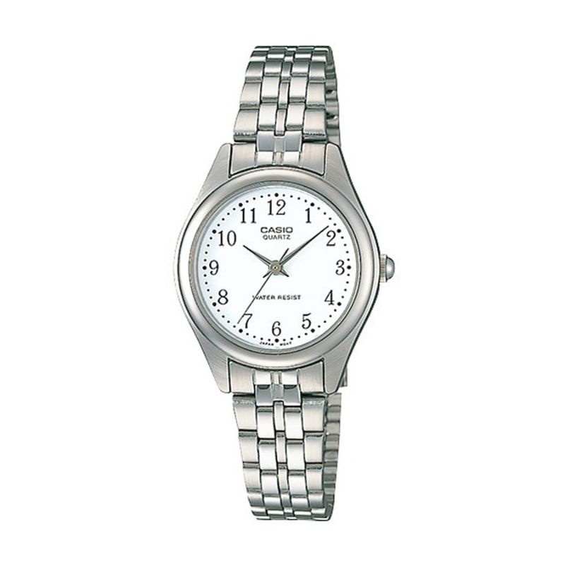 Casio Standard นาฬิกาข้อมือผู้หญิง สายสแตนเลส รุ่น LTP-1129A-7B - สีเงิน