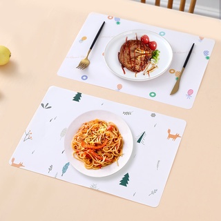 Placemat แผ่นฉนวนกันความร้อนป้องกันน้ําร้อนลวกป้องกันน้ํามันลวก