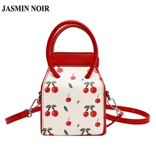 Jasmin NOIR กระเป๋าถือ กระเป๋าสะพายไหล่ สะพายข้าง หนัง PU เรียบง่าย สําหรับสตรี