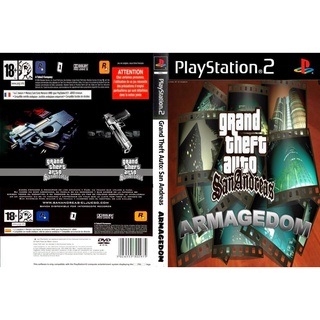 แผ่นเกมส์ PS2 Grand Theft Auto SA Armageddon   คุณภาพ ส่งไว (DVD)